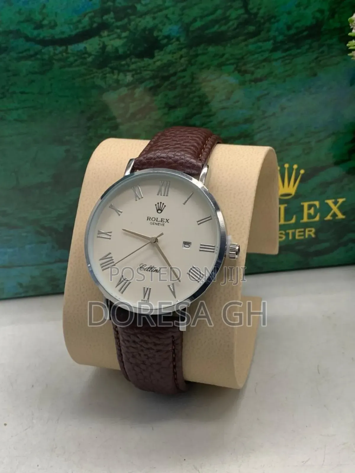 Rolex Leather Watch – Men’S Classic Watch With Leather Strap in Ghana