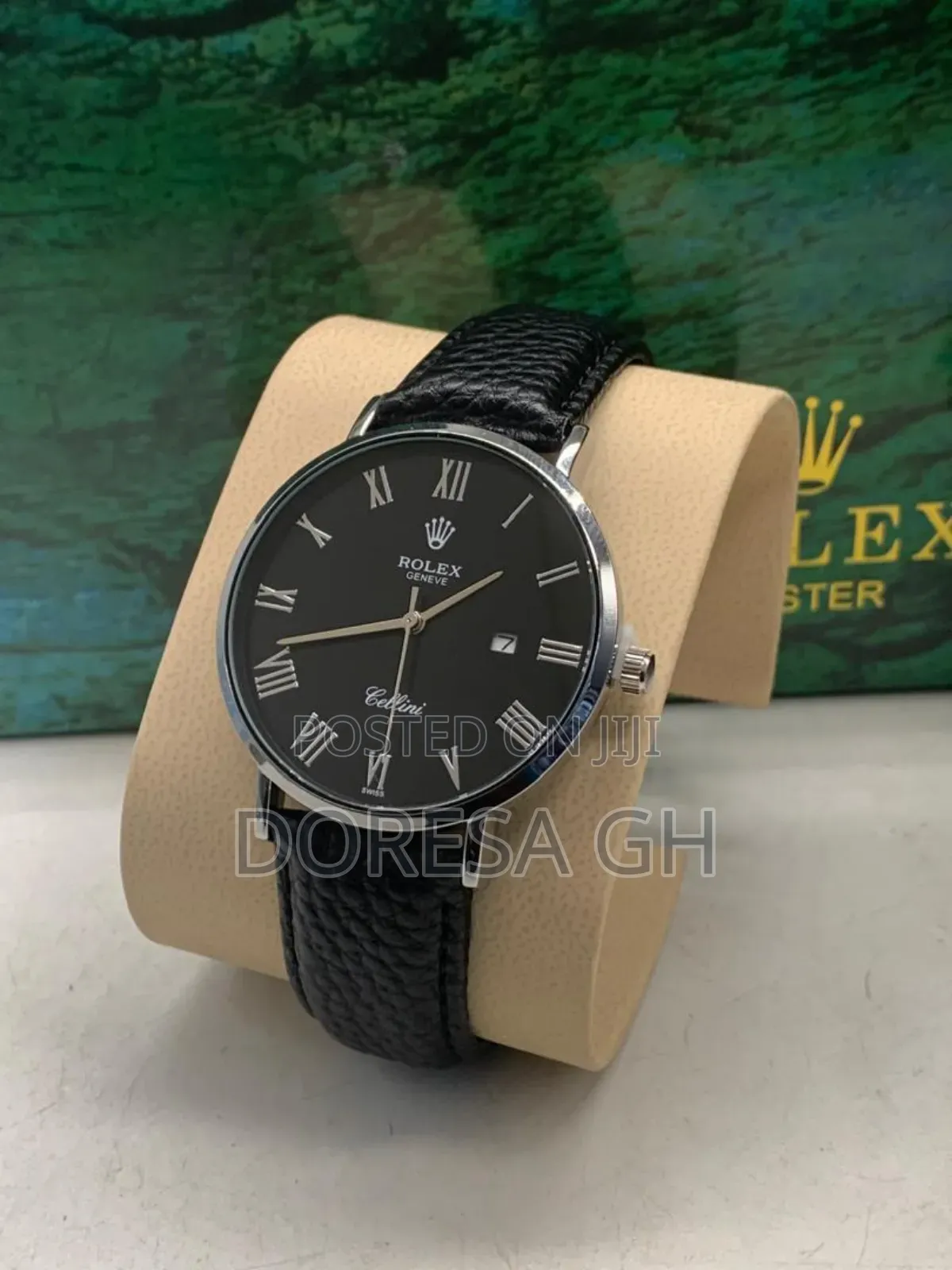 Rolex Leather Watch – Men’S Classic Watch With Leather Strap in Ghana