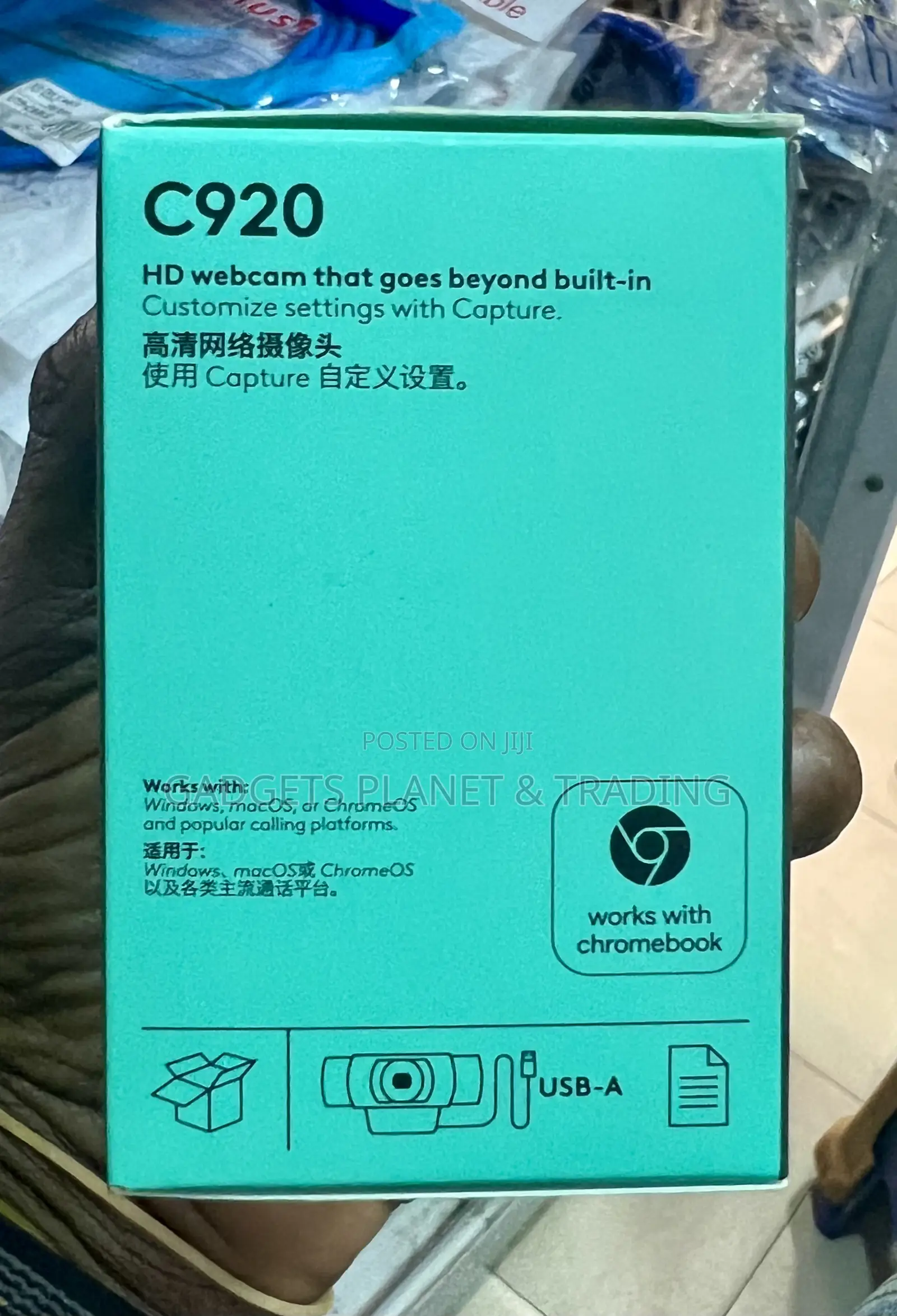 C920 Hd Pro Webcam Full Hd 1080p Video Calling With Stereo Audio