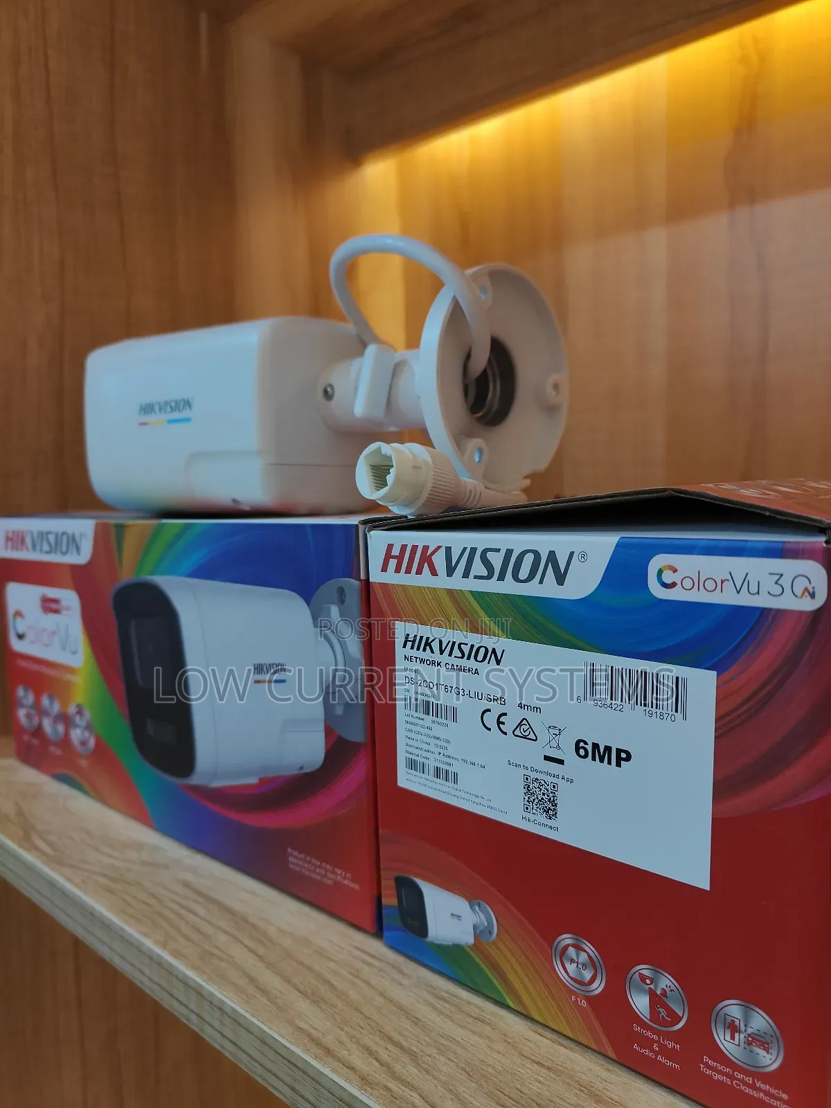 Hikvision 6mp Ip Camera Colorvu 50m Audio Smart Hybrid Light SRB