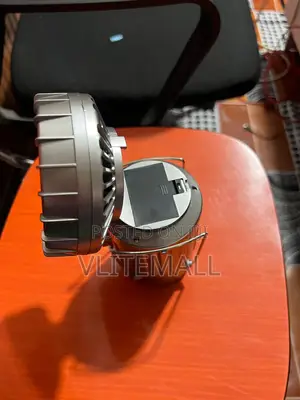 Rechargeable Solar Camping Lantern With a Built-in Fan