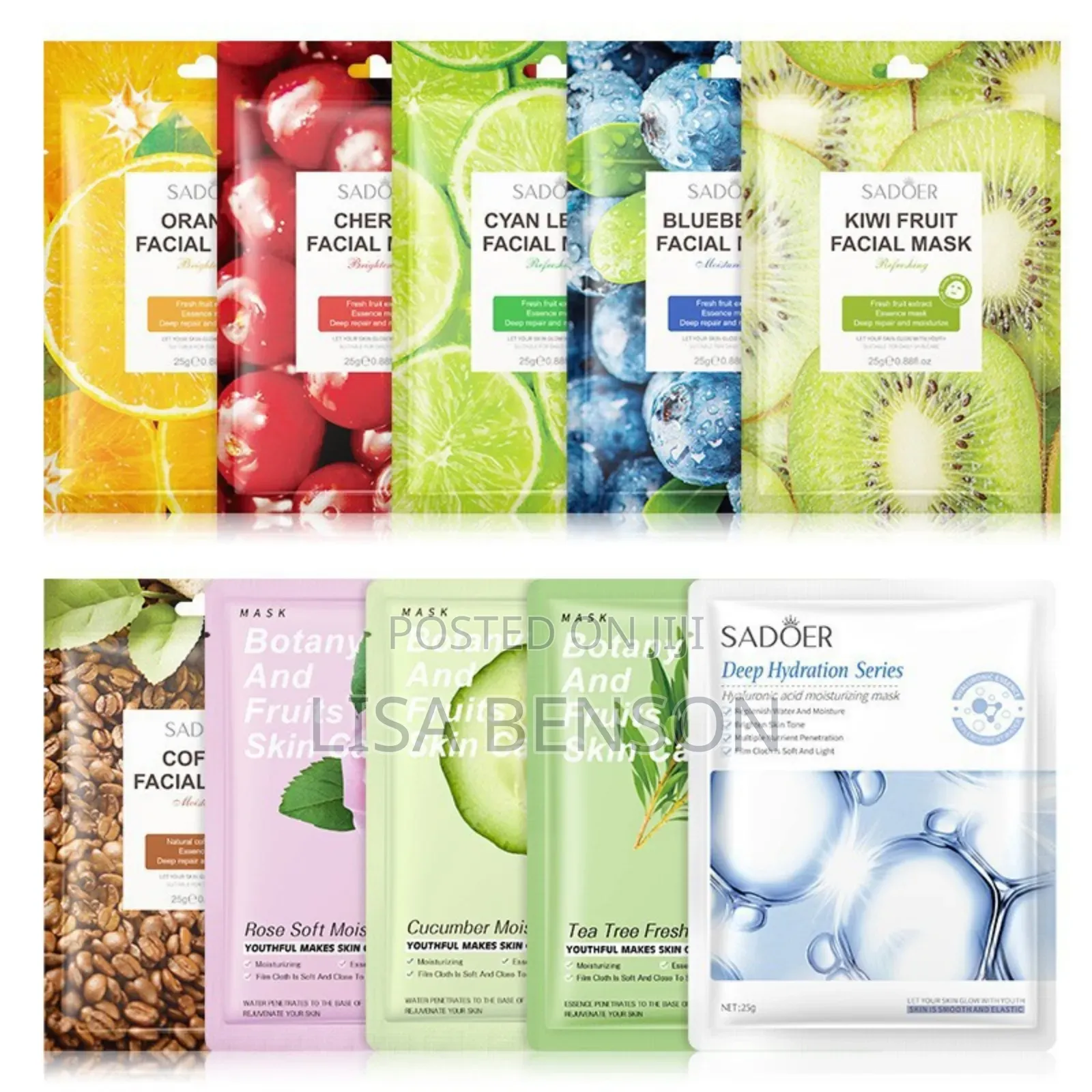 Sadoer Fruit Facial Mask – Soft, Smooth Glowing Skin Care