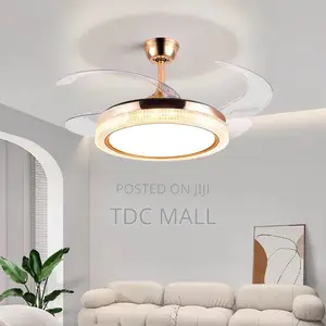 Modern Ceiling Fanlight With Bluetooth + Voice Control + Remote