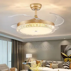 Stylish Crystal Celling Fan