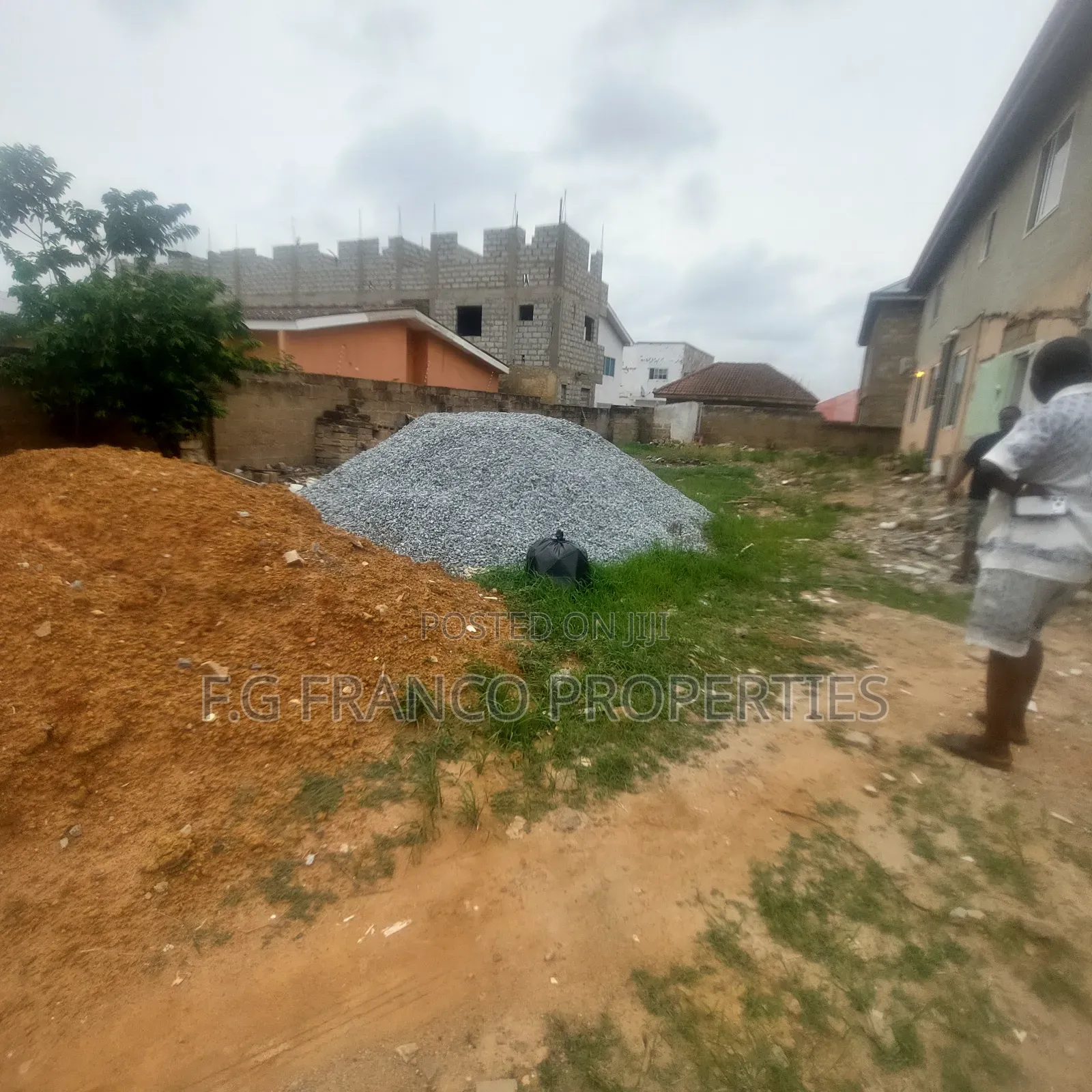 Half Plot of Land for Sale at Spintex