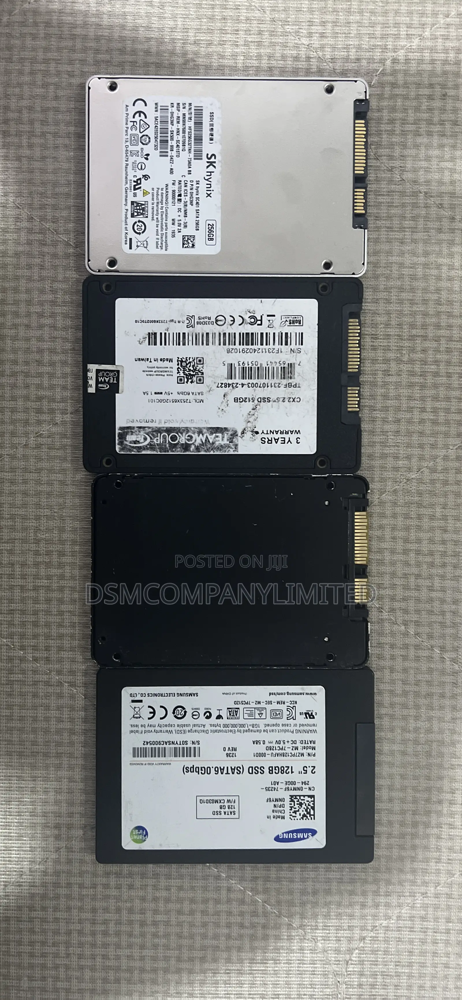 Sata SSD 250gig, 500gig , 1tb