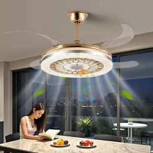 Morden Executive Retractable Fanlight + Bluetooth And Remote Control