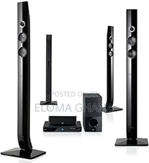 Sleek Talkboy Lg Lhd71c a 1000w 5.1-Channel DVD Home Theatre System .