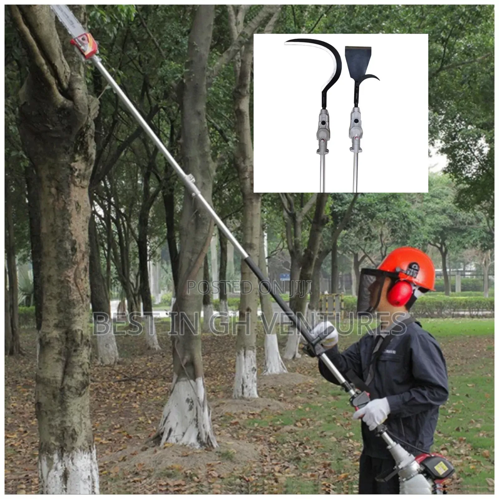 4 Stroke Top Quality Brush Cutter Palm Harvester With Chainsaw