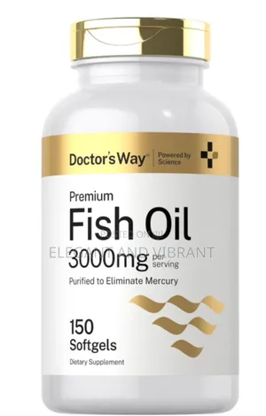 Omega 3 Fish Oil 3000mg,150 Soft Gels No Gmo, Gluten Free
