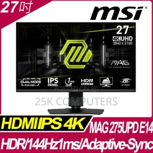 Msi 27inch 4k 144hz 1ms Ips Monitor