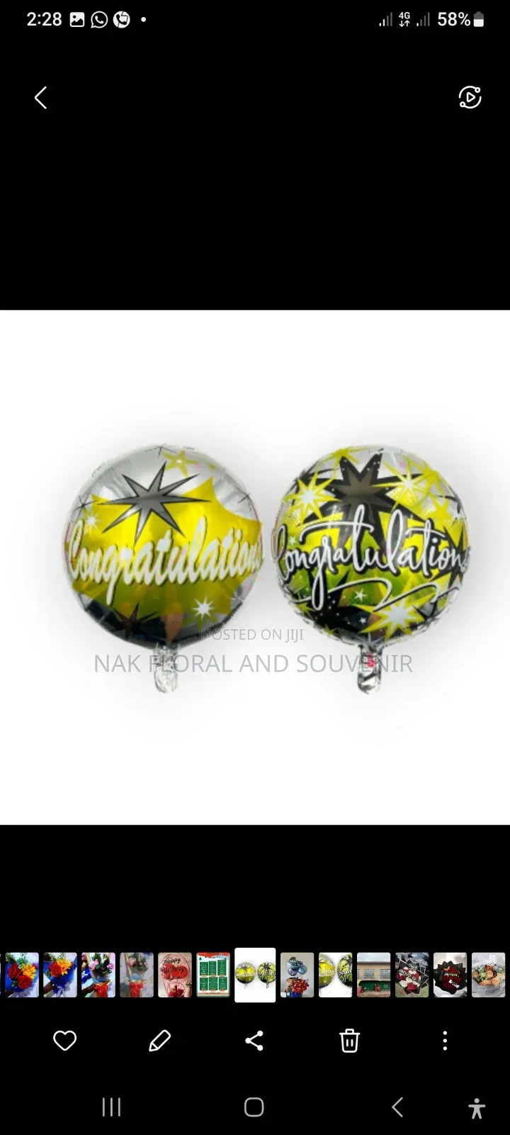 Number Balloon Foil