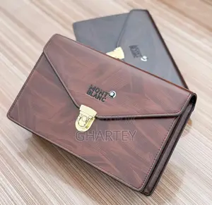 Mont Blanc Luxury Leather Pouch – Classic Elegance in Every Fold
