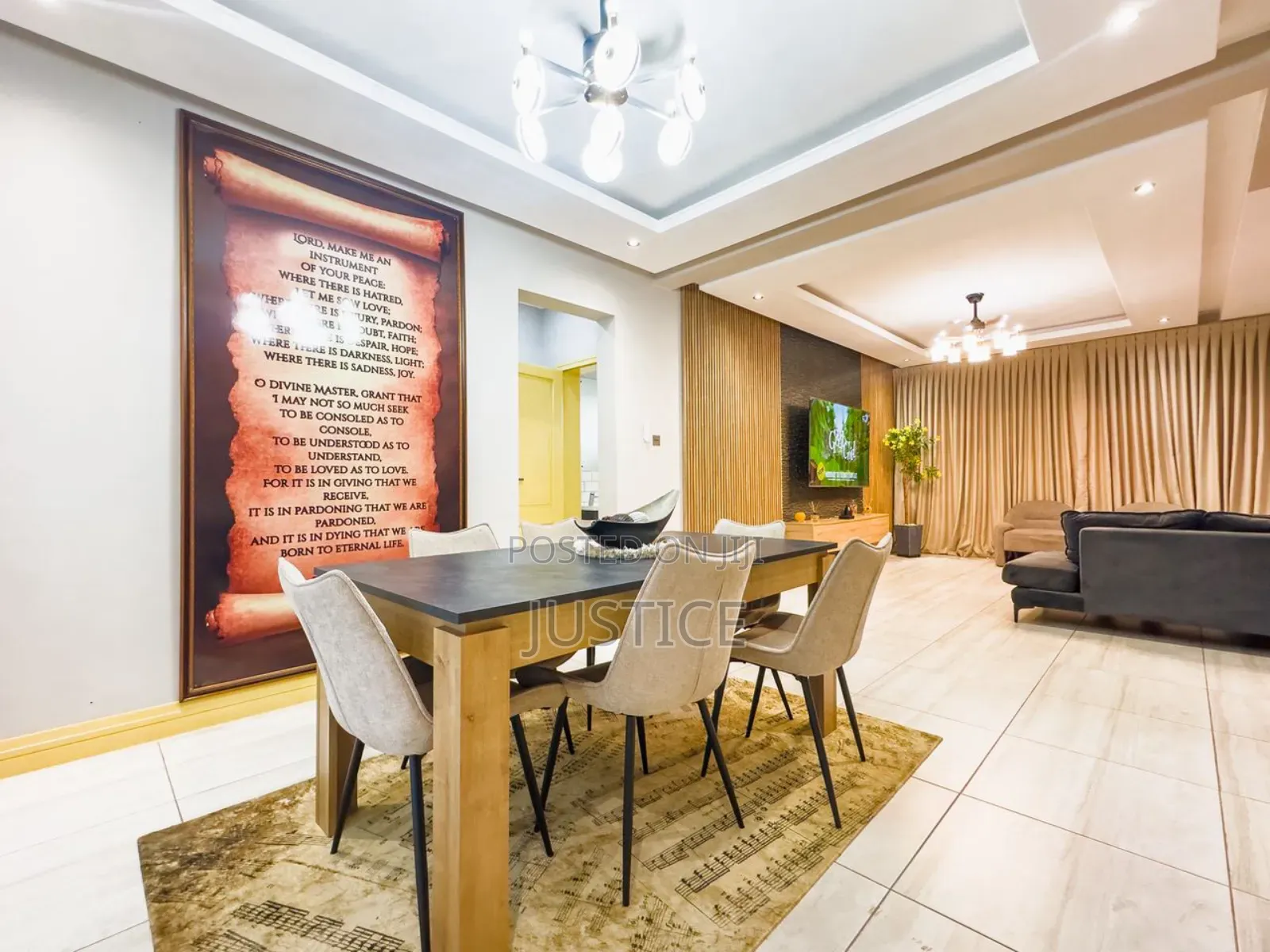 Furnished 3bdrm House in East Airport for rent