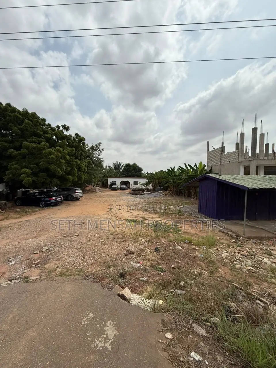 100x200 Feet Plot of Land for Sale at Oyarifa on Main Commercial
