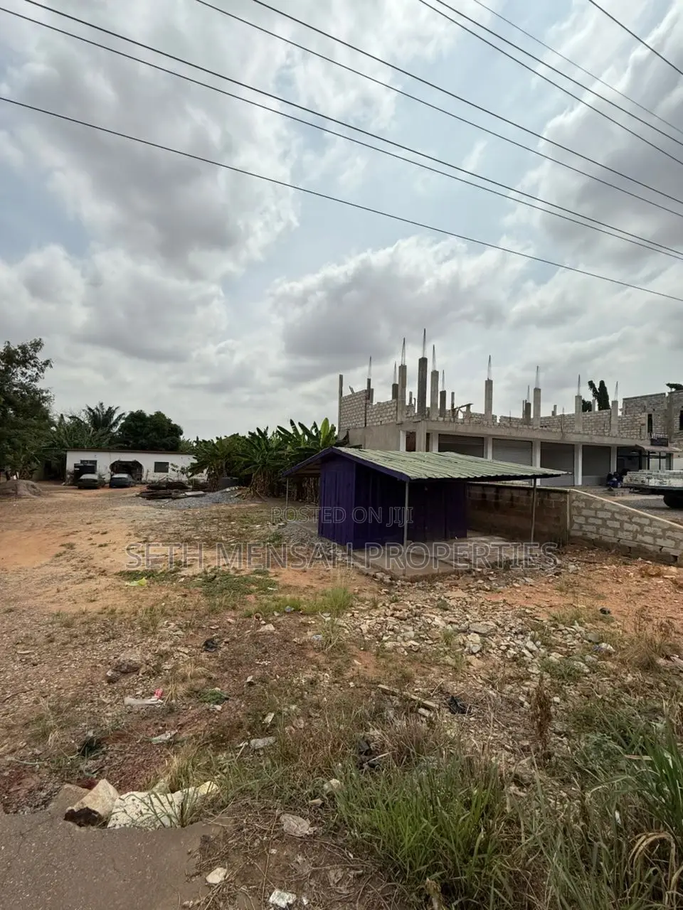 100x200 Feet Plot of Land for Sale at Oyarifa on Main Commercial