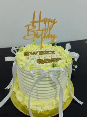 Cream Birthday Cake, Order Now