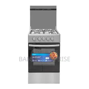 Midea Gas Cooker 4 Burner 50 X 50cm Oven Grill Auto Sp5055t082-sgh
