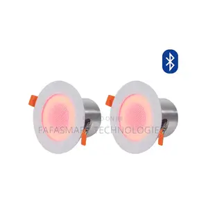 2 Active Ceiling Speakers With RGB Light 2.5inch Full Range Speakers
