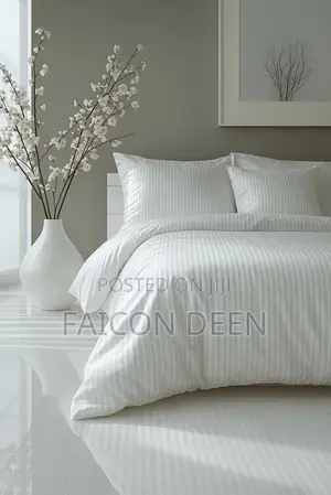 The Perfect Hotel White Dripped 100% Cotton Duvet Cover Only ;
