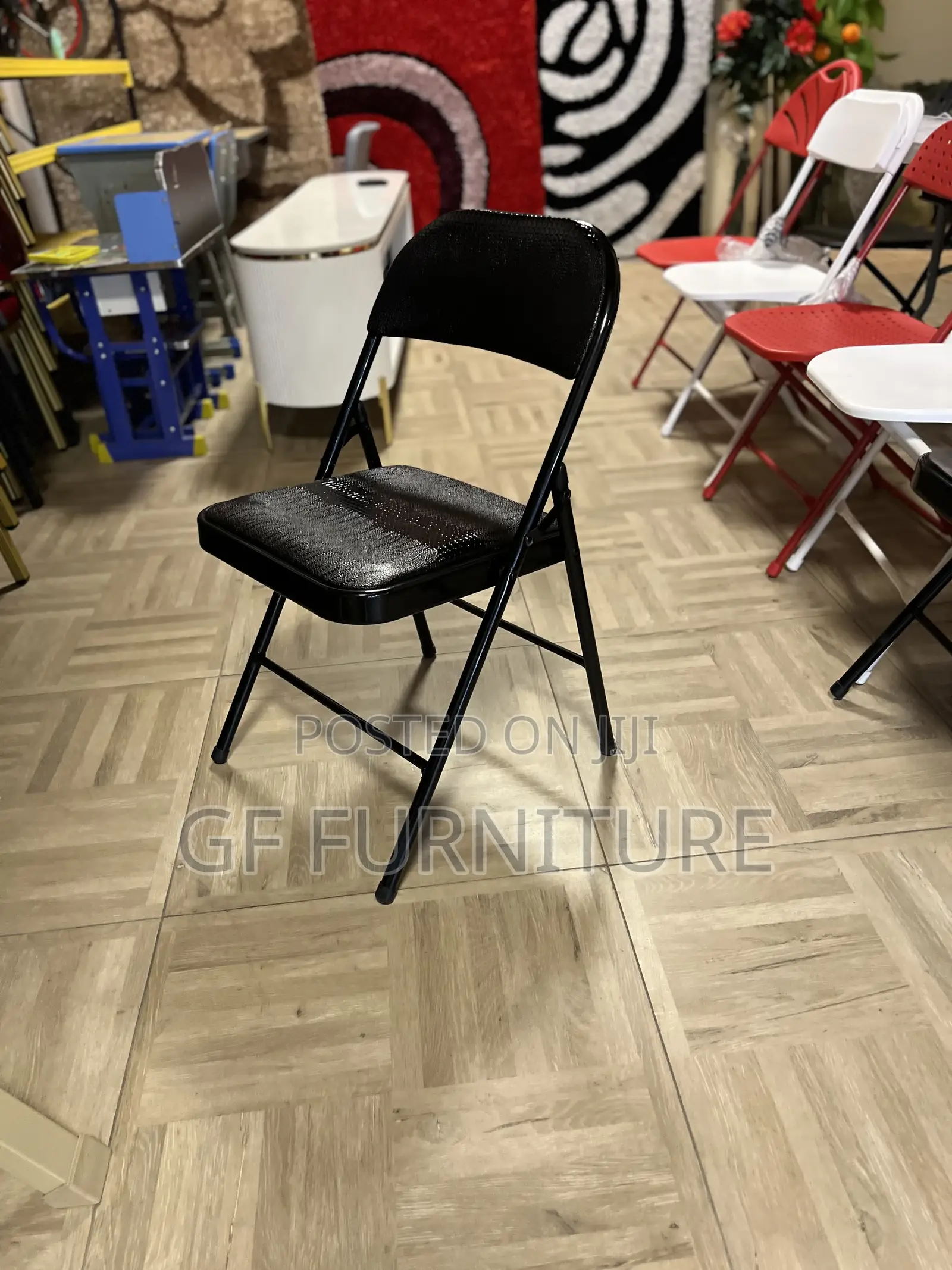 Metal Folding Leather Chair(Wholesale)