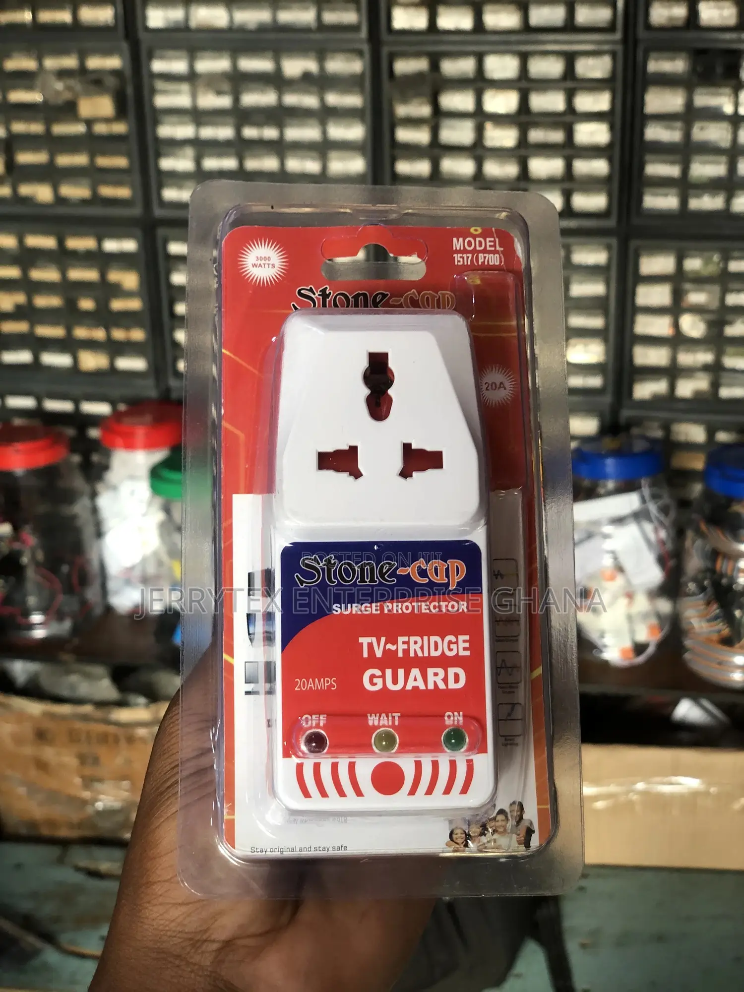 Stone-cap Advance Fridge/Tv Guard