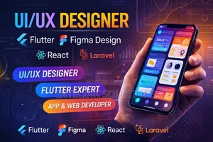 Ui/Ux Designer | Flutter | Figma Design | React | Laravel