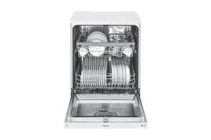 White Sleeky Finish Lg Dishwasher With a 14-Place Setting Capacity