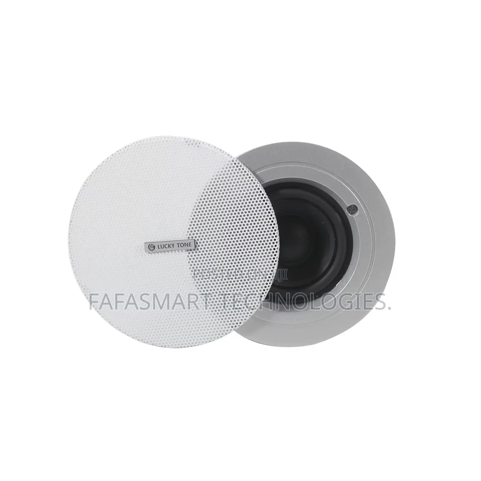 Waterproof Aluminum Ceiling Speaker With Bass Radiator