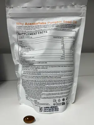 Cold Pressed Pumpkin Seed Oil With Saw Palmetto