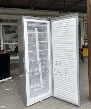 Shop New Nasco Single Door Upright Standing Freezer(Silver) 
