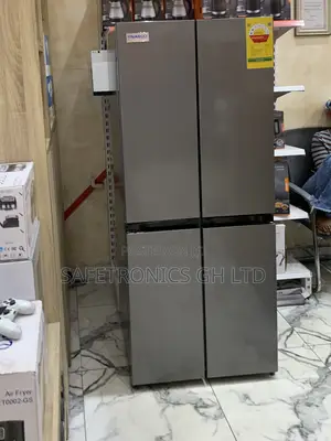 Order Nasco Newest Nasf2-400 Side by Side 4 Doors Grey Refrigerator