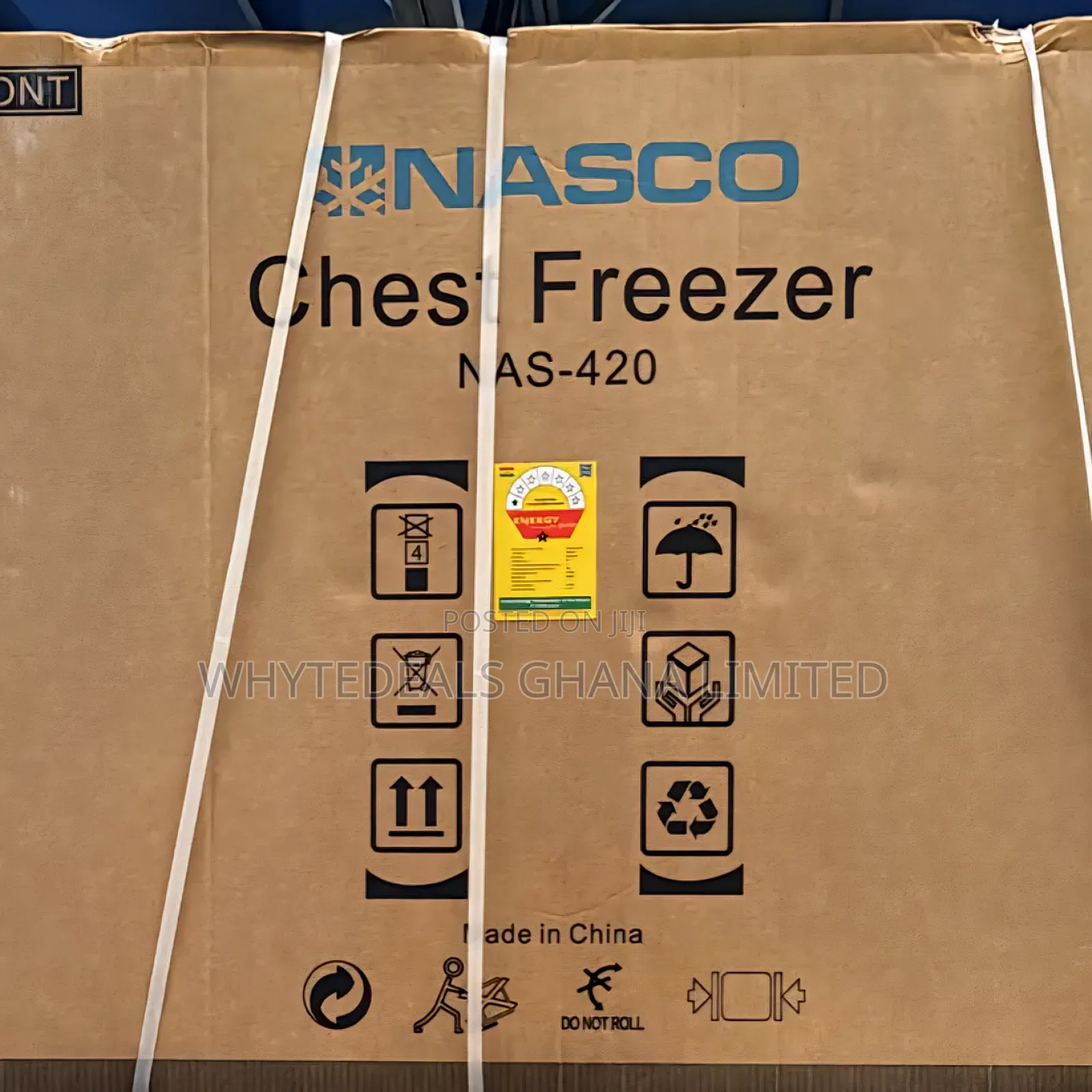Nasco Chest Freezer| 380l| Energy Saving| Fast Freeze| 2_yrs Warranty
