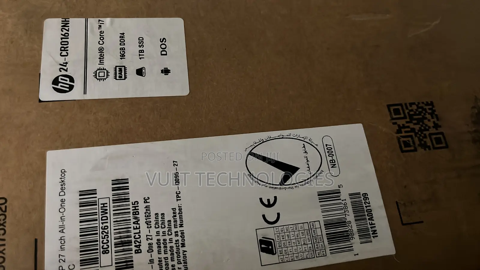 New Desktop Computer HP AiO 27 16GB Intel Core i7 SSD 1T
