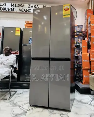 Fast Chilling Nasco Nasf2-400 4 Door Side by Side Refrigerator(Gray)