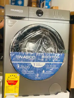 Big Capacity Nasco 8kg Front Load Full Automatic Washing Machine