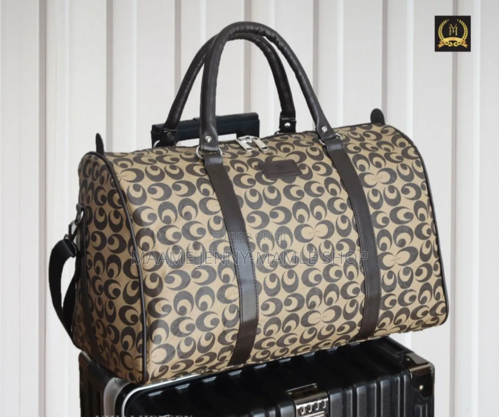 Newly Brown Unisex Travel Duffle Bag