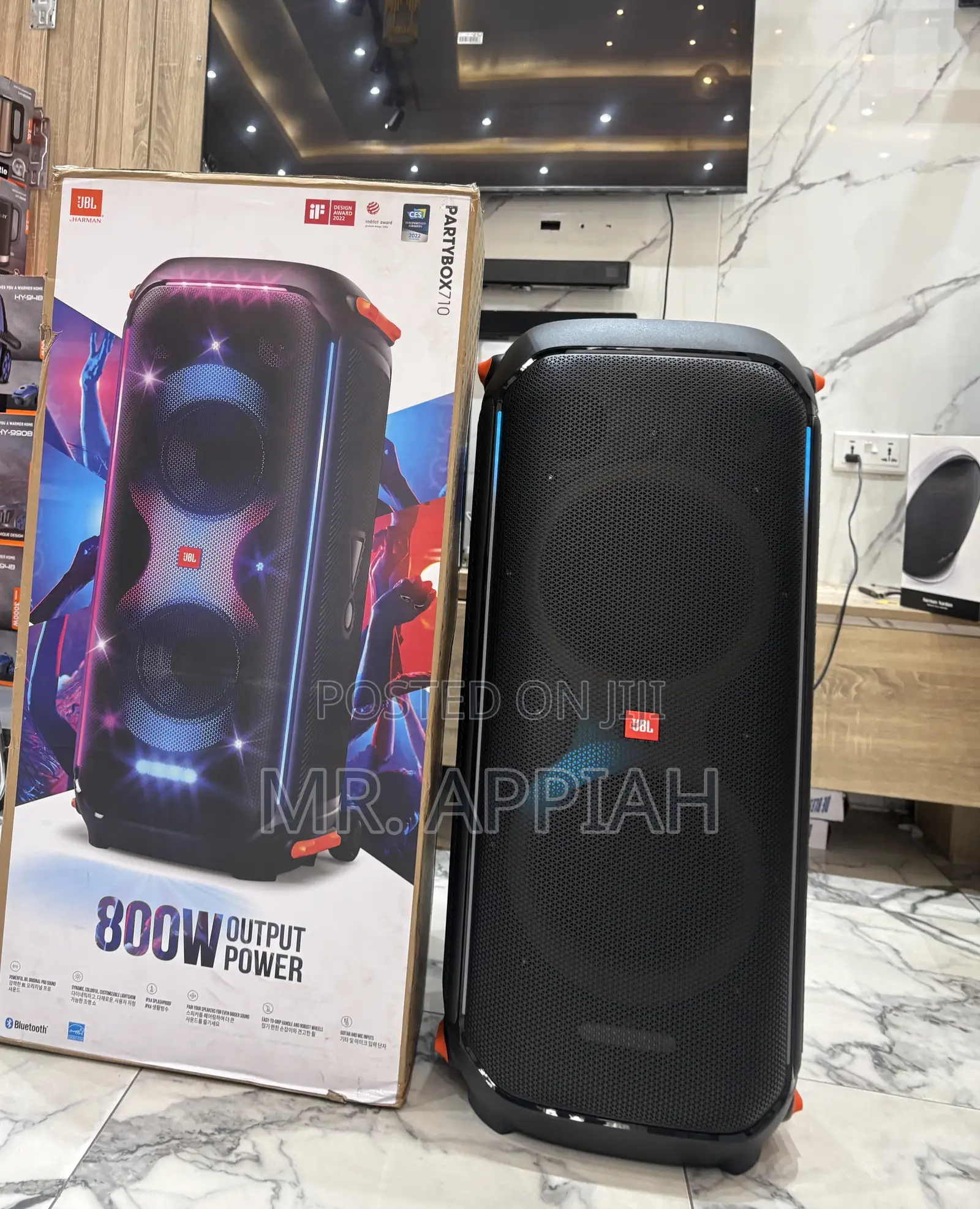 Order Durable JBL Party Box Wireless Speaker(800watt) Black 