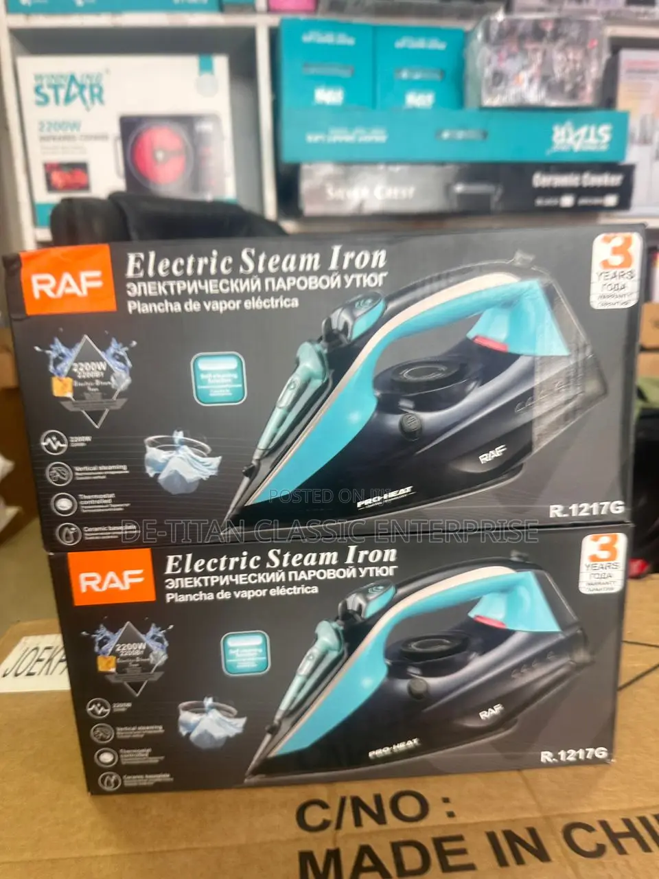 High Quality Professional Heavy/Steam Iron-2200w