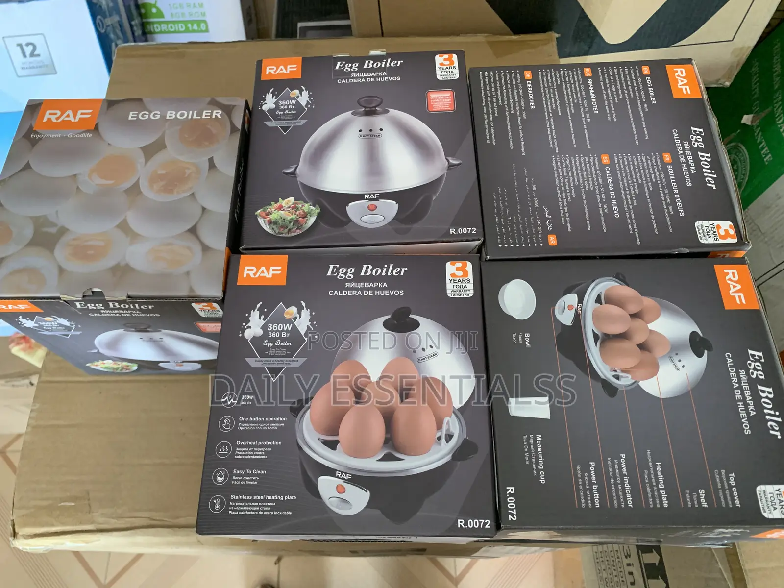 Raf Multi-Egg Cooker Machine