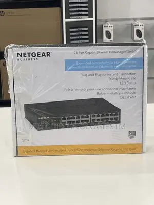 Netgear 24-Port Gigabit Ethernet Unmanaged Switch Gs324
