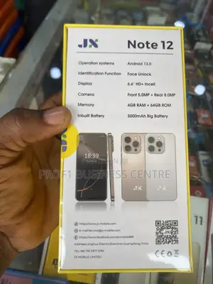 New Mobile Phone 64 GB Black