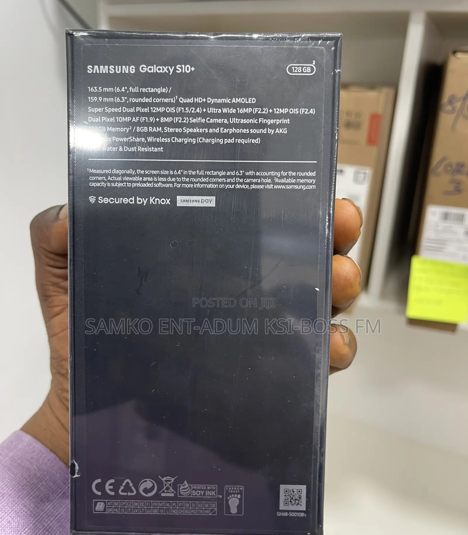 New Samsung Galaxy S10 Plus 512 GB Black