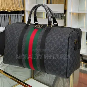 Gucci Savoy Medium Gg Canvas Duffle Bag