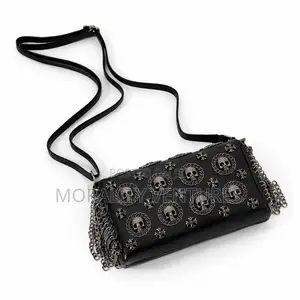 Black Studded Crossbody Bag