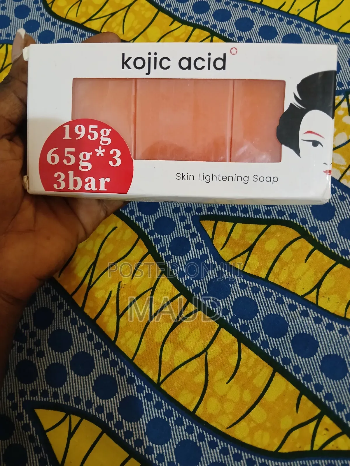 Kojic Acid Skin Lightening Soap (3 Bars)