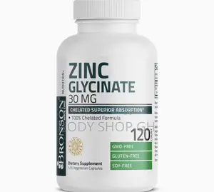 Bronson Zinc Glycinate 30mg Chelated Superior Absorption 100% Formula