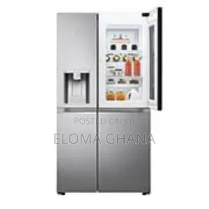 The Lg Is a Premium 668l Instaviewtm Side-by-Side Refrigerator