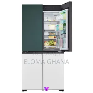 The Lg Gmv960nnme Is A 617-litre Multi-door "Mooduptm" Refrigerator