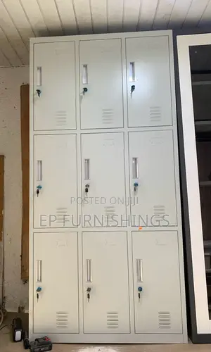 9 Compartment Steel Locker
